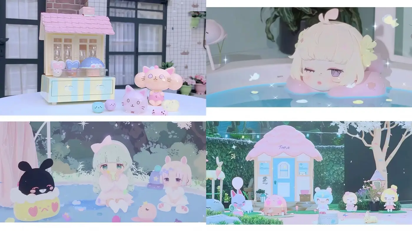 Soft Pastel Dreamscapes with a Whimsical Anime Influence - Midjourney sref style