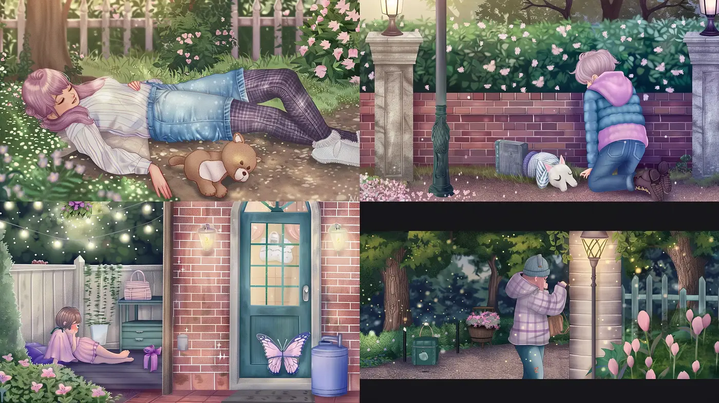Tranquil Pastel Serenity: A Touch of Anime-Inspired Whimsy - Midjourney sref style
