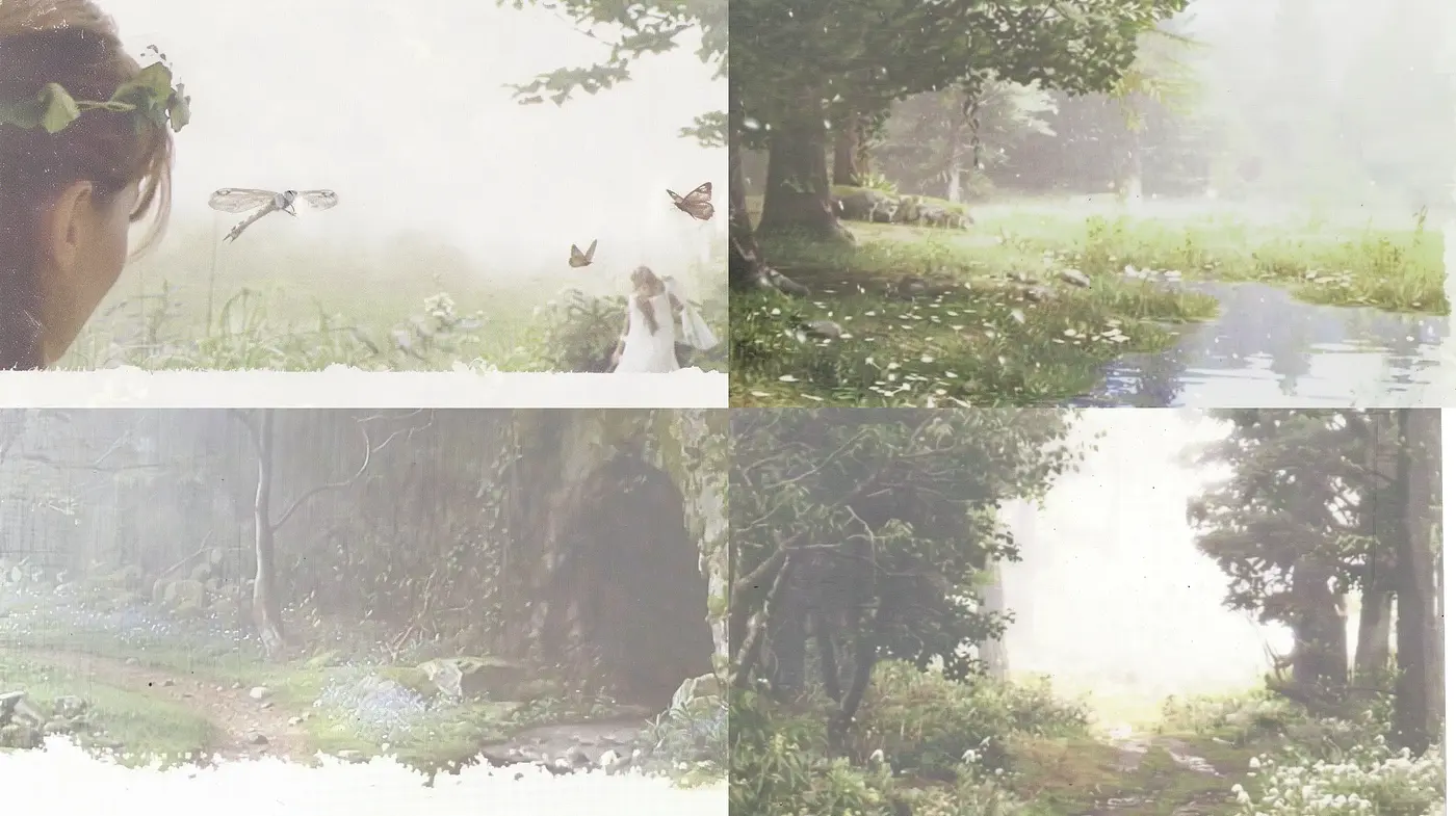 Ethereal Nature's Embrace: A Consistent Expression of Muted Tones and Impressionistic Serenity - Midjourney sref style