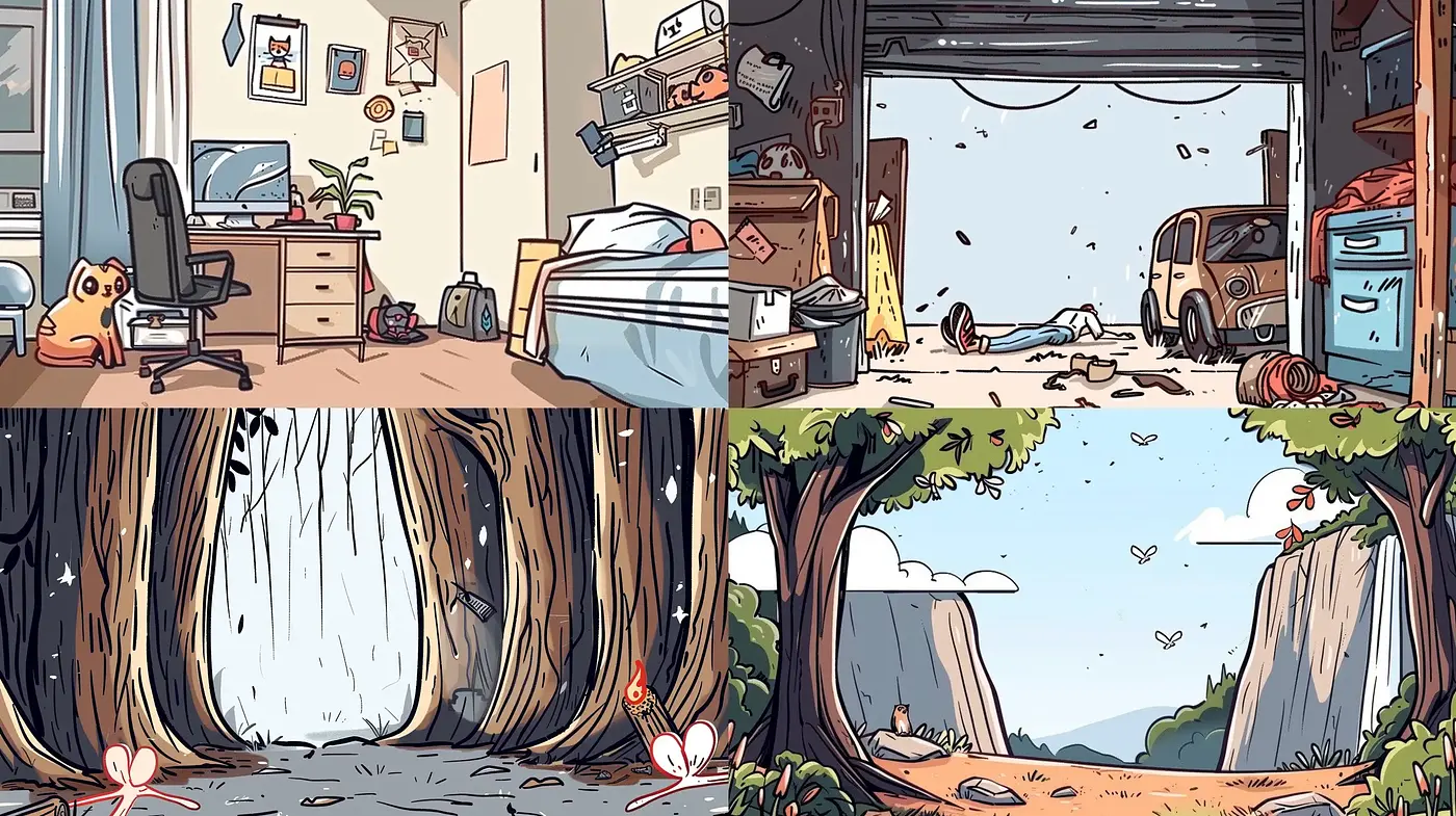 Consistently Stylized Storybook Imagery with Bright and Pastel Tones - Midjourney sref style