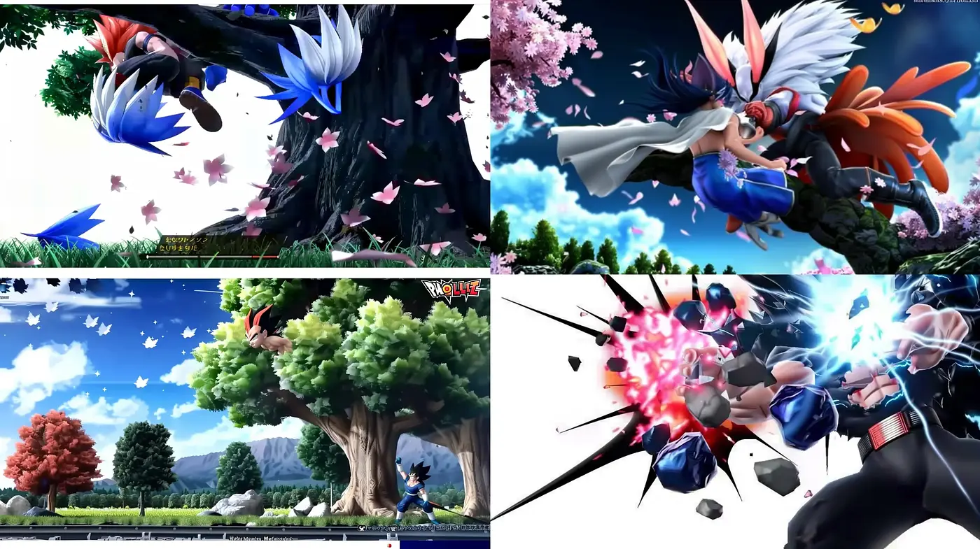 Dynamic Anime-Inspired Explosive Action - Midjourney sref style