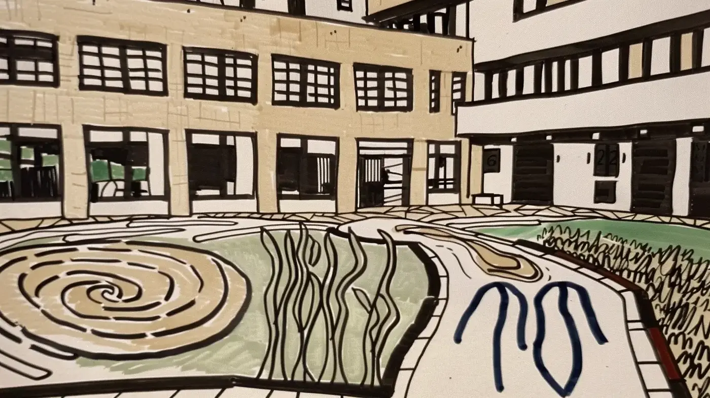 Abstract Expressionist Reinvention of Urban Landscapes - Midjourney sref style