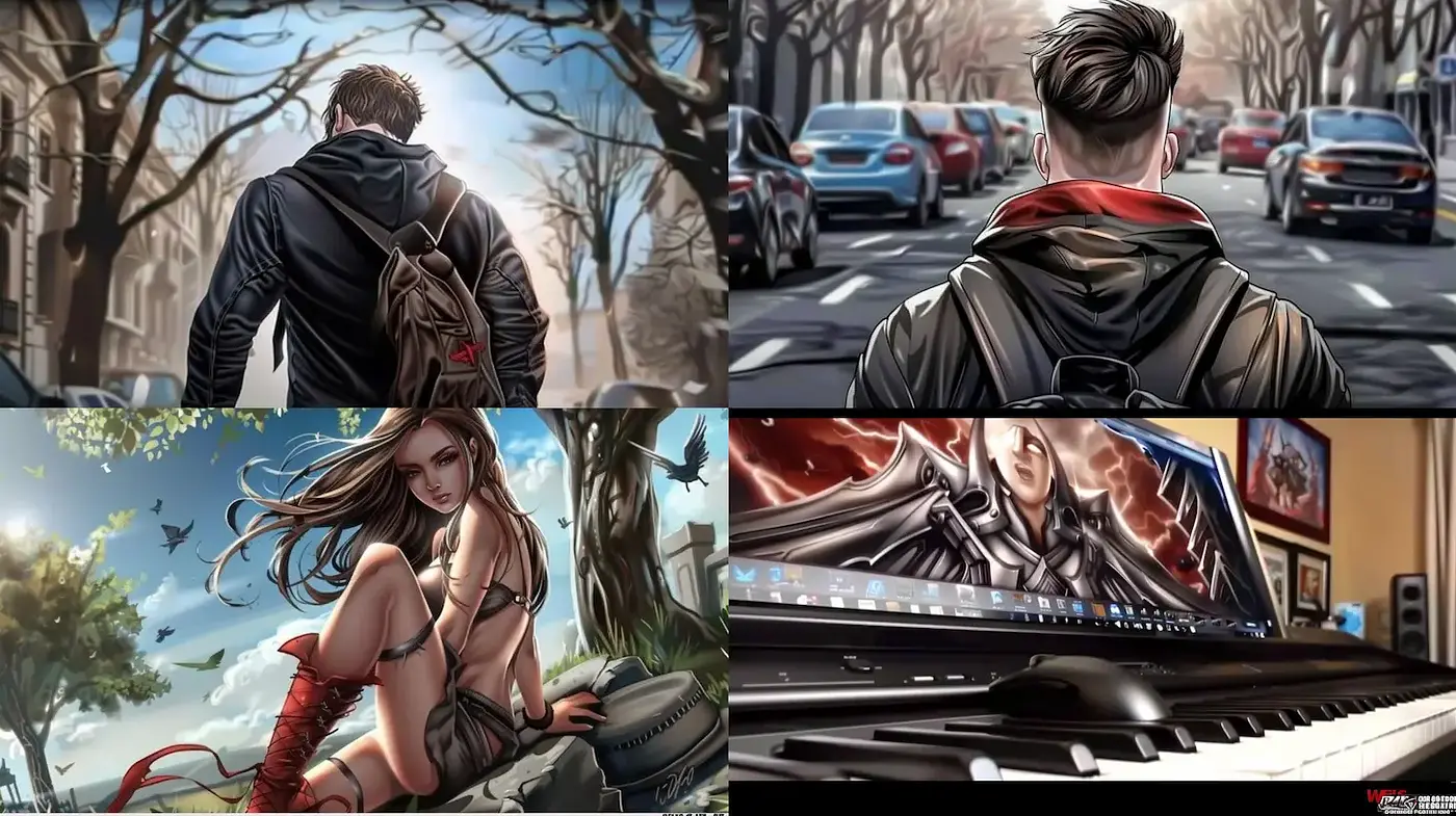 Dynamic and vivid artistic expressions with emotional depth and clarity - Midjourney sref style