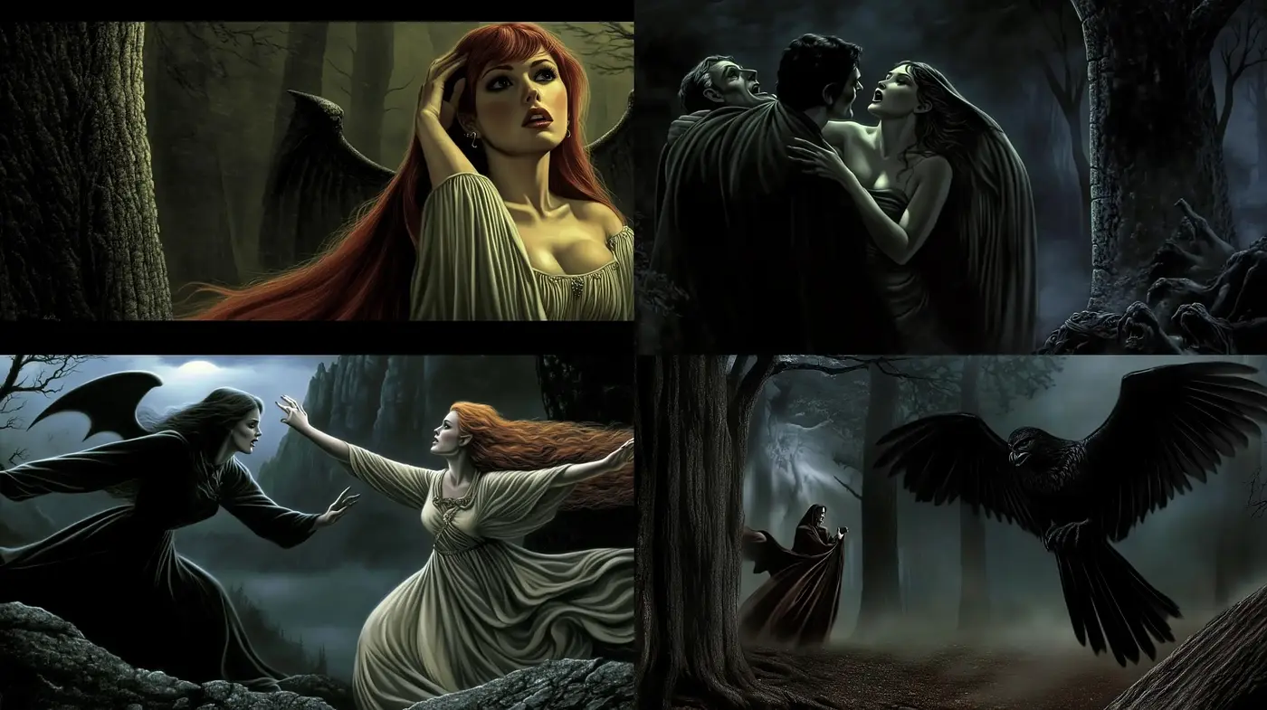Ethereal Nocturne: A Consistent Visual Symphony of Gothic Elegance - Midjourney sref style