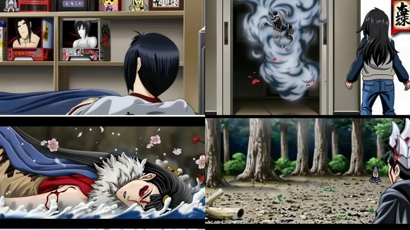 Dynamic Manga-Inspired Visuals with Vivid Storytelling Elements - Midjourney sref style