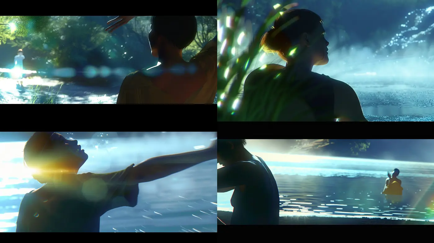 Ethereal Luminance: Intertwining Light and Serenity in Photorealistic Tableaus - Midjourney sref style