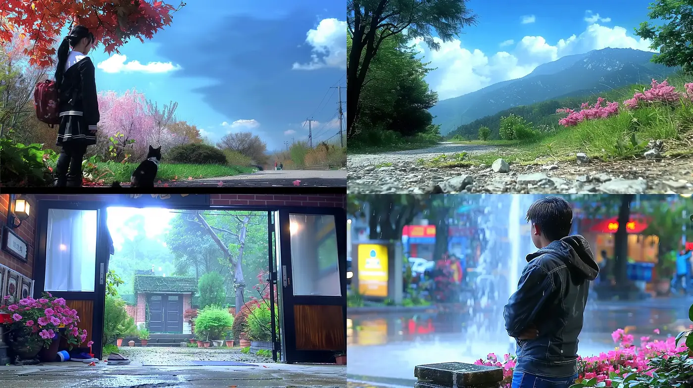 Serene Vistas and Vivid Colors: A Homage to Serenity in Digital Art - Midjourney sref style