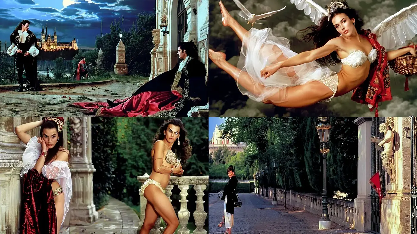 Dramatic and Enchanting Romanticism with a Baroque Flair - Midjourney sref style