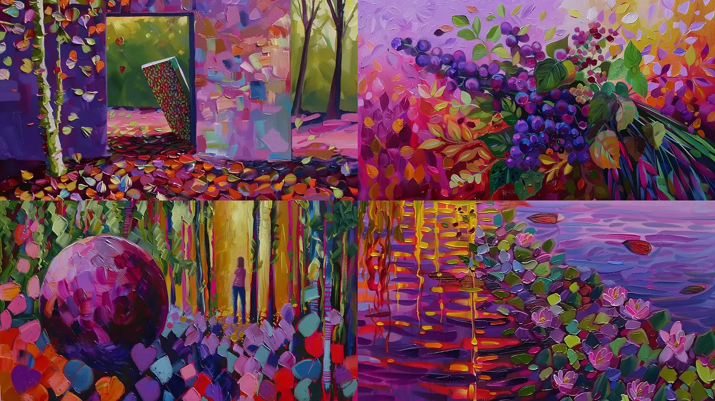 Kaleidoscopic Fauvism Fusion with Vibrant Tonal Symphony - Midjourney sref style