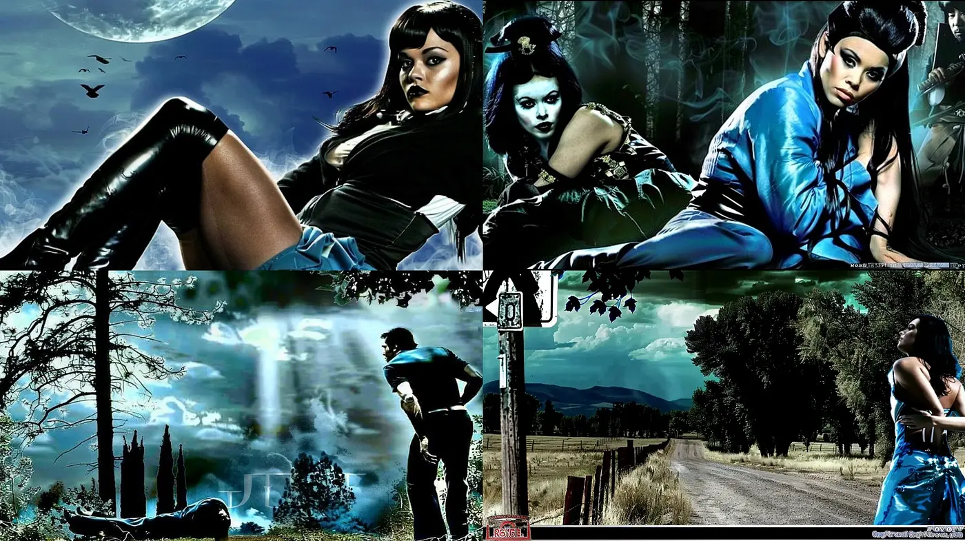 Ethereal Nocturne: A Synthesis of Surrealism and Neo-Gothic Aesthetics - Midjourney sref style