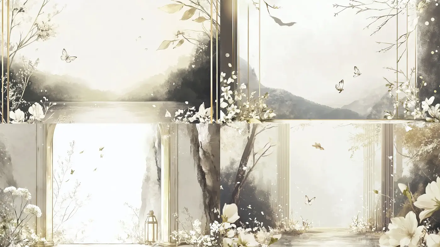 Ethereal Nature's Caress: An Ode to Pastel Serenity - Midjourney sref style