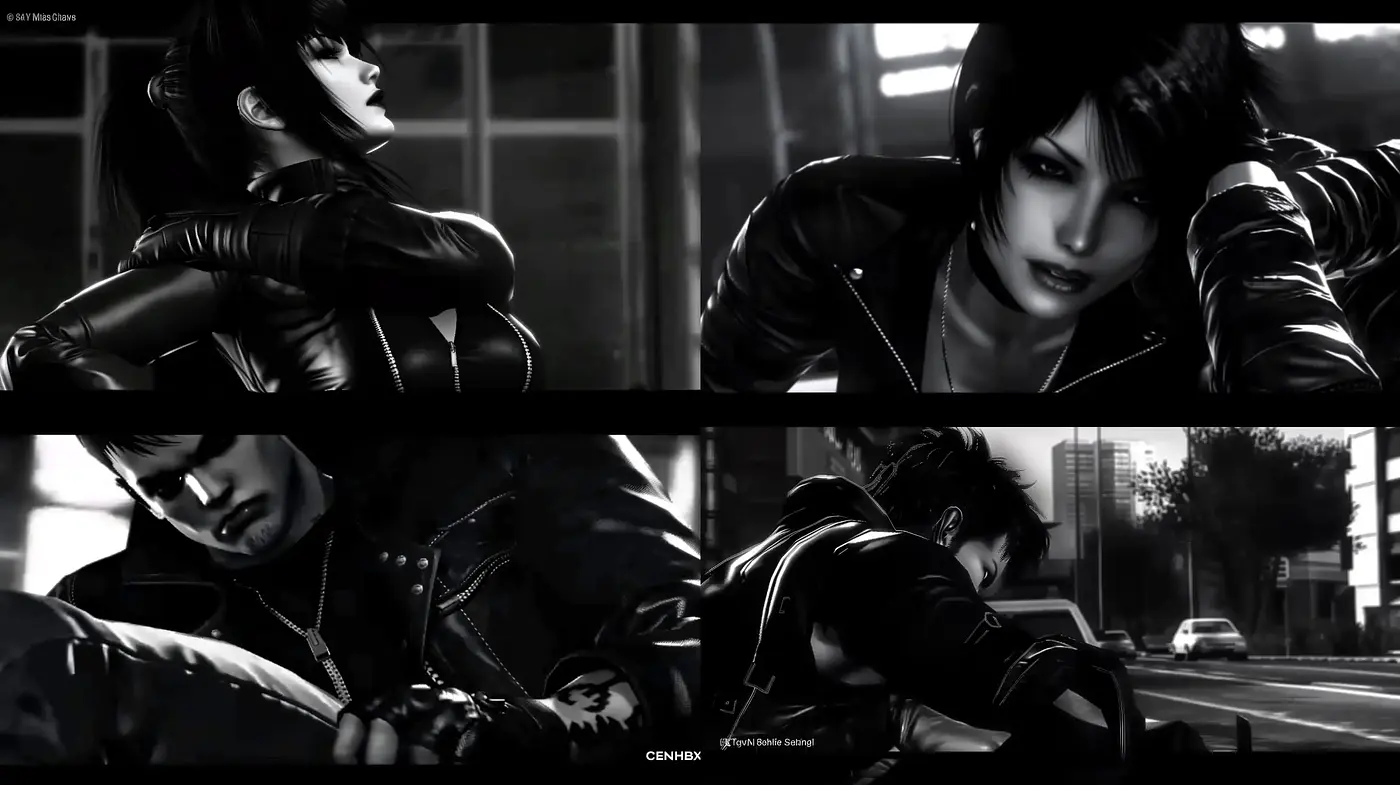 Noir-Infused Graphic Novel Illustration Aesthetic - Midjourney sref style