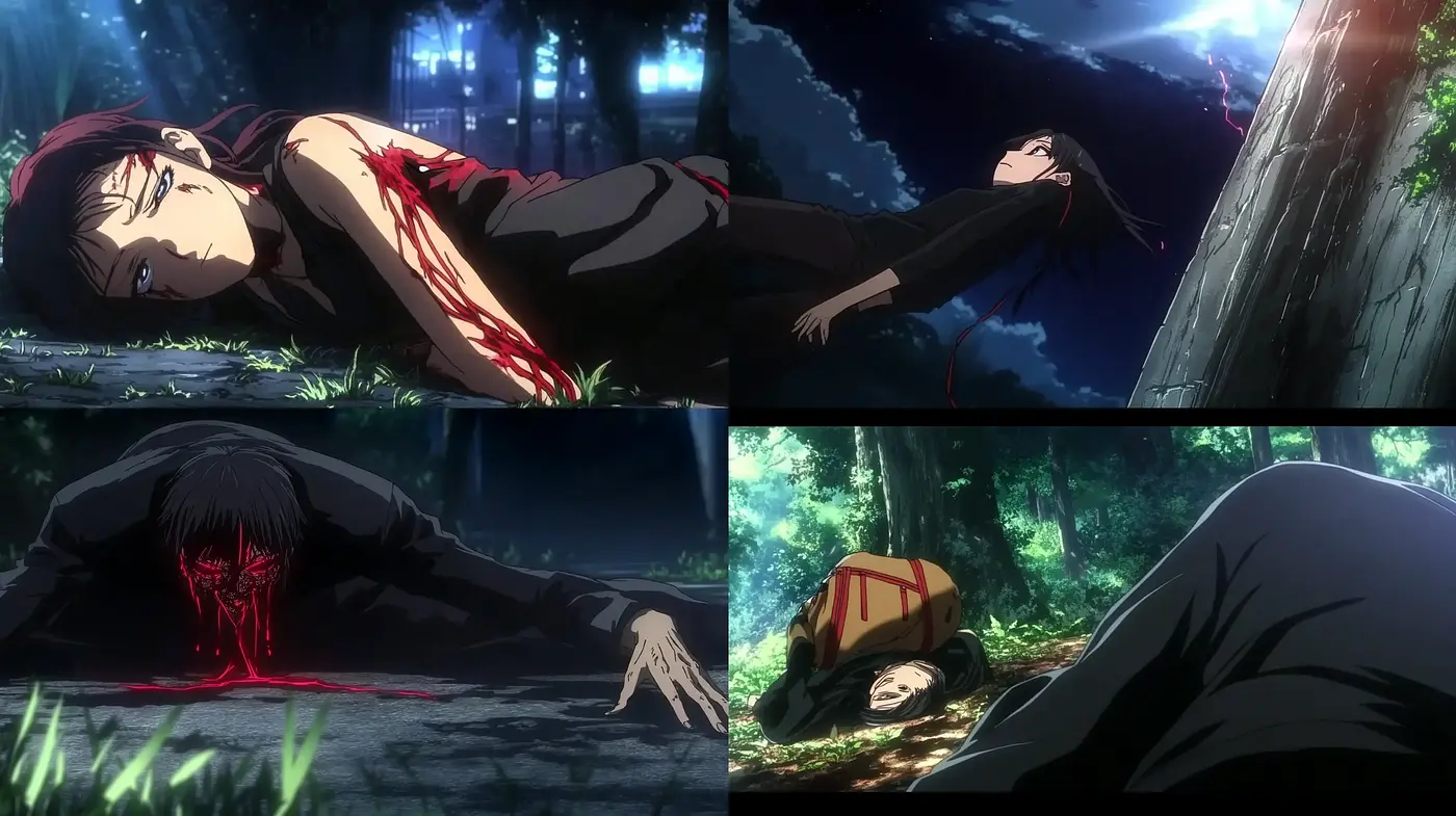 Nocturnal Hues with Dynamic Anime Expressiveness - Midjourney sref style