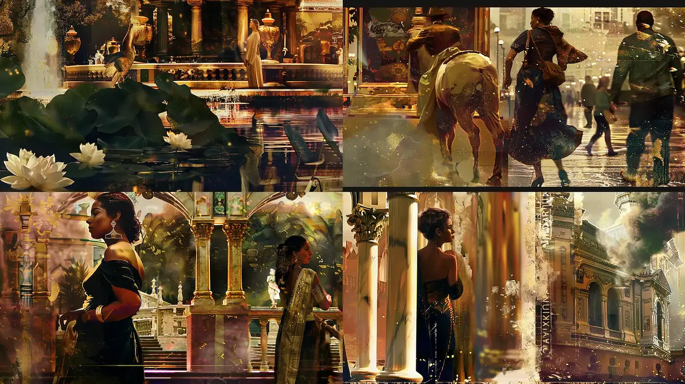 Mystical and Ethereal Visions with a Touch of Historical Elegance - Midjourney sref style