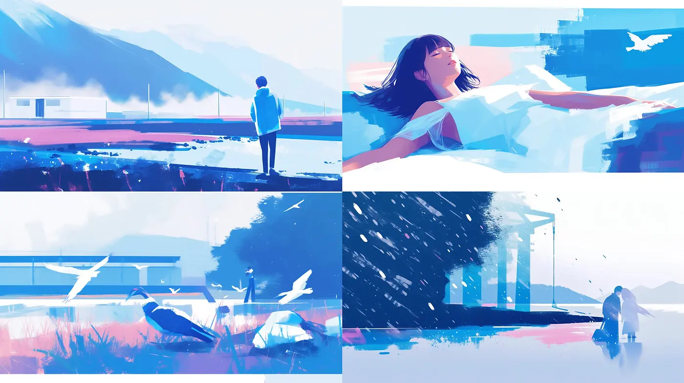 Ethereal Serenity in Pastel Hues: A Fusion of Dreamlike Scenery and Modern Impressionism - Midjourney sref style