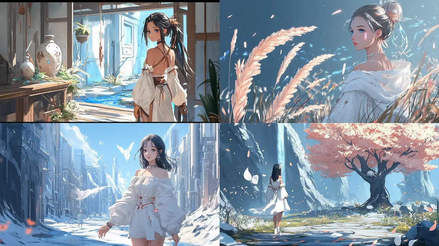 Ethereal Daydreams in Pastel Brushwork - Midjourney sref style