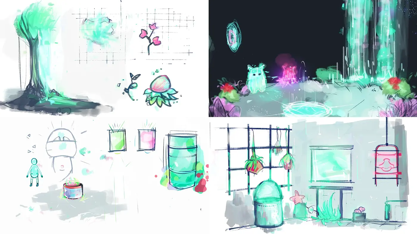 Ethereal Dreamscape in Luminescent Brushwork - Midjourney sref style