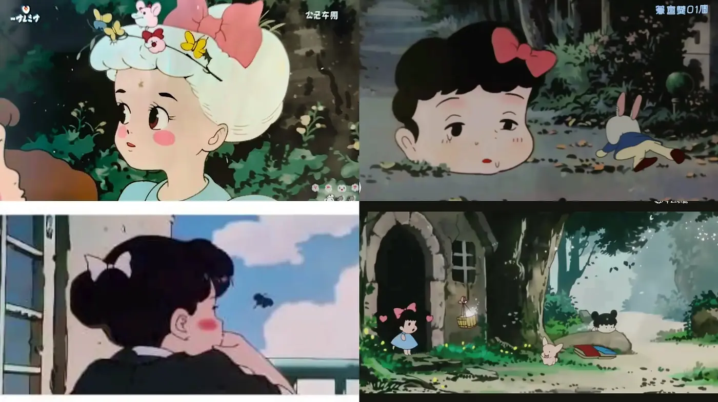Enchanted Nostalgia: Classic Anime Reimagined with Contemporary Textures - Midjourney sref style
