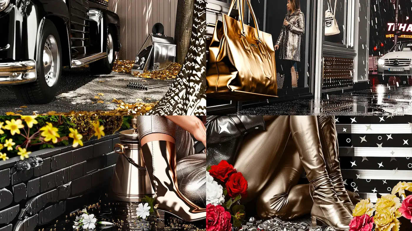 Luxurious Urban Street Style with a Cinematic Touch - Midjourney sref style