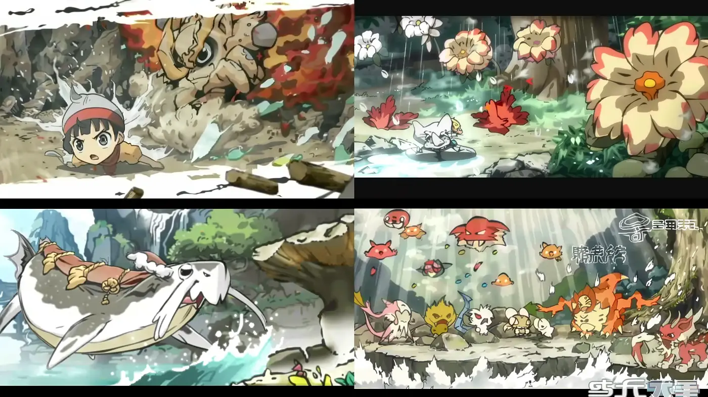 Harmonious Anime-Inspired Naturalistic Scenes - Midjourney sref style