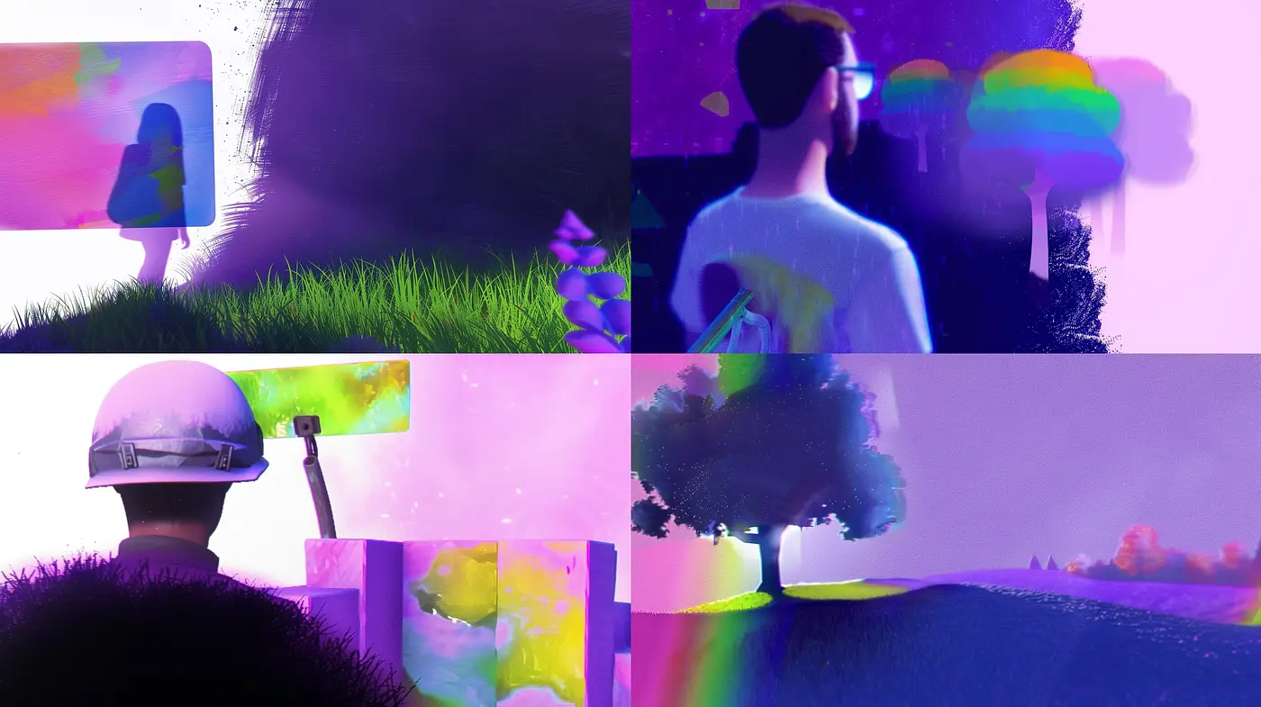 Ethereal Dreamscapes: A Fusion of Surrealism and Digital Impressionism - Midjourney sref style