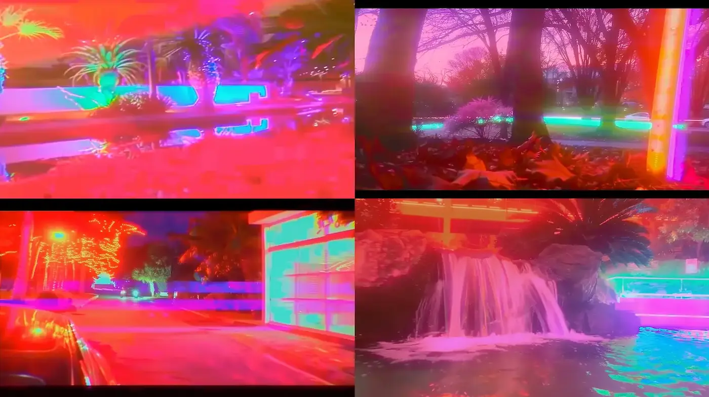 Vibrant Neon-Inspired Scenes with a Retro Aesthetic - Midjourney sref style