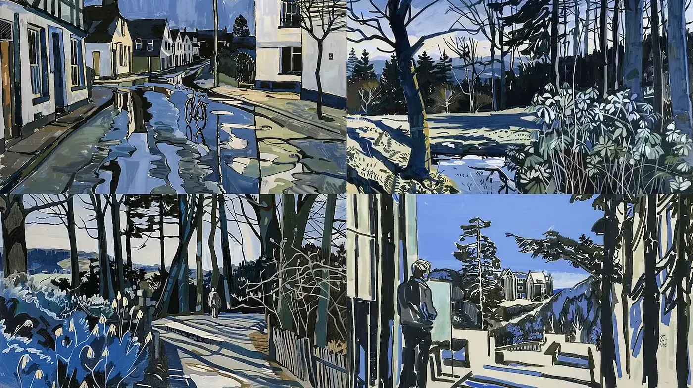 Coherent and Distinct Visual Narrative with a Unified Aesthetic - Midjourney sref style