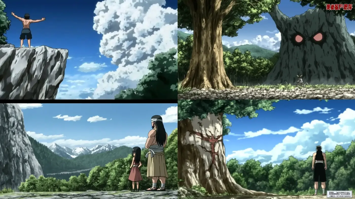 Harmonious Anime Panoramas with Pastoral Elegance - Midjourney sref style
