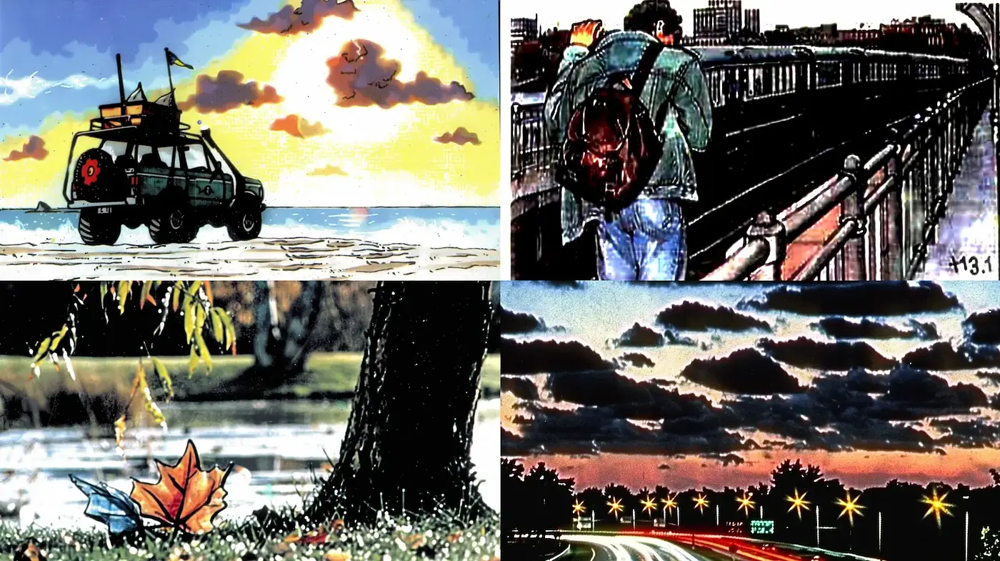 Diverse Scenes with a Cohesive Artistic Style - Midjourney sref style