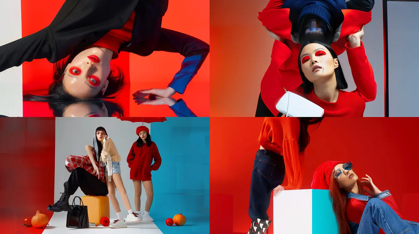 Contemporary Bold Contrasts with Surreal Overtones - Midjourney sref style