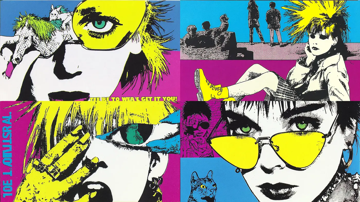 Vibrant Pop Art with Retro Influences and Strong Contrast - Midjourney sref style