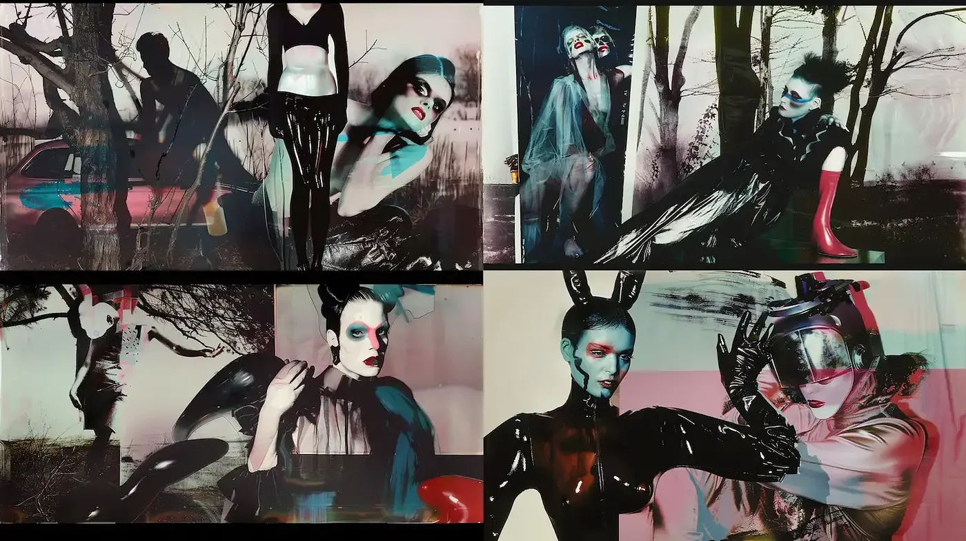 Ethereal and Surreal Fashion with Dark Undertones - Midjourney sref style