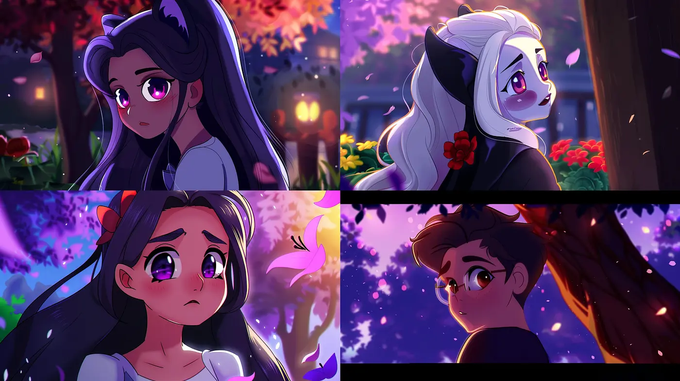 Luminous Twilight Dreamscape: A Synthesis of Vibrant Anime Aesthetics with Ethereal Overtones - Midjourney sref style