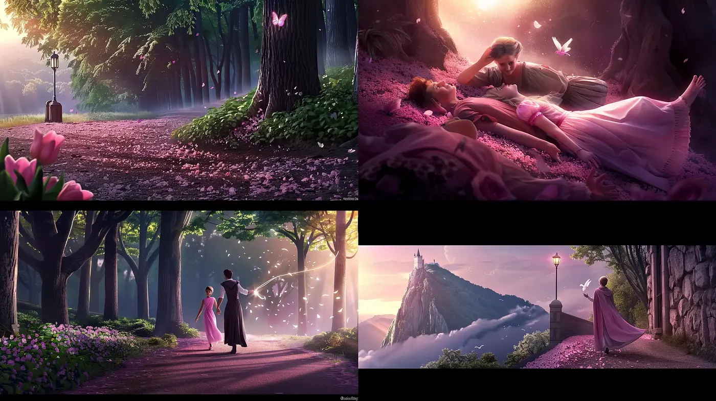 Ethereal Twilight Ambience in Fantasy Landscapes - Midjourney sref style