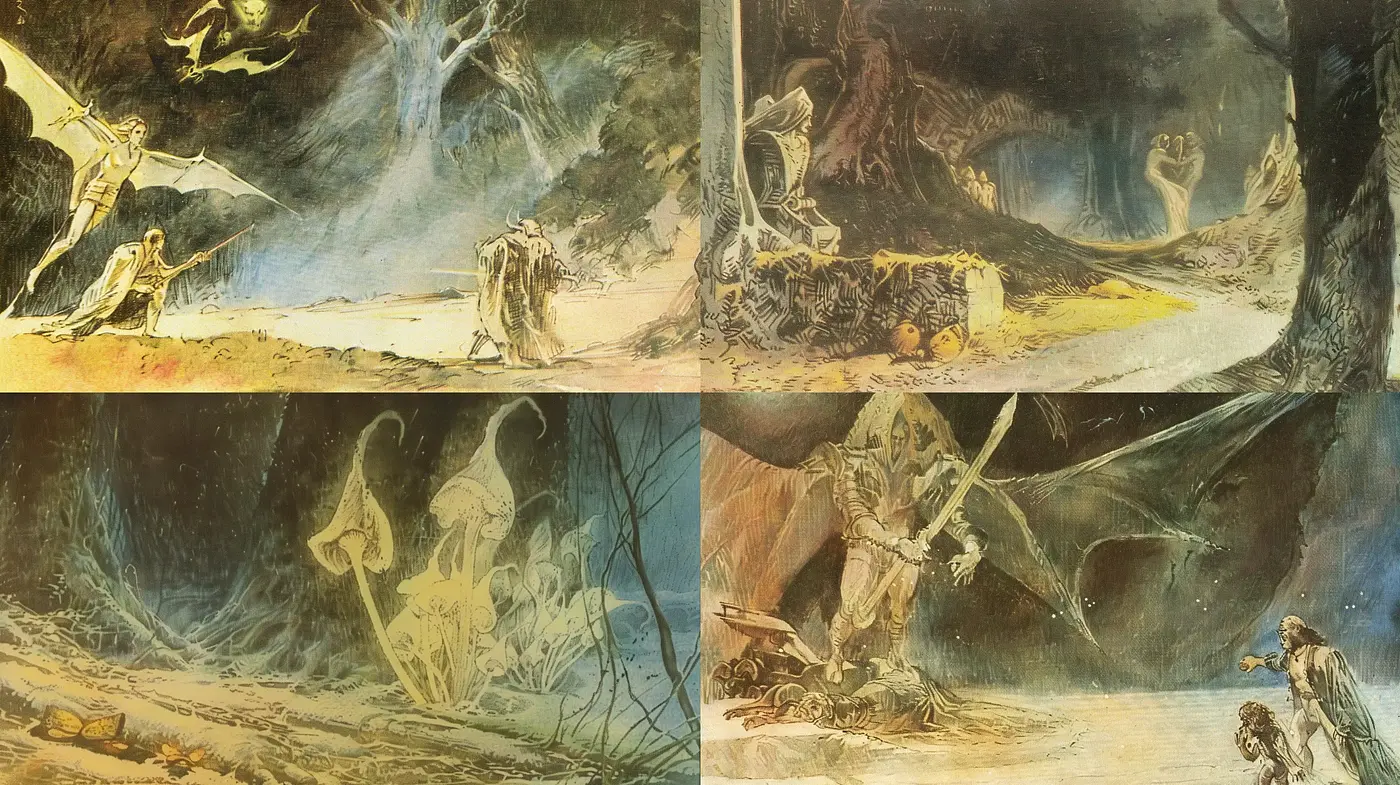 Ethereal Fantasia: A Dreamlike Meld of Warm Tones and Surreal Landscapes - Midjourney sref style