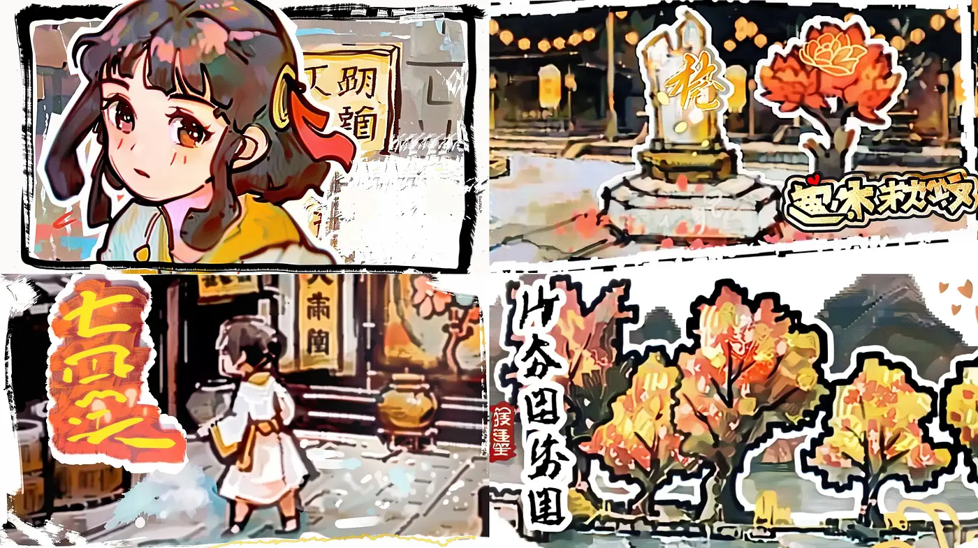 Whimsical Ink Wash and Watercolor Fusion with Anime Essence - Midjourney sref style