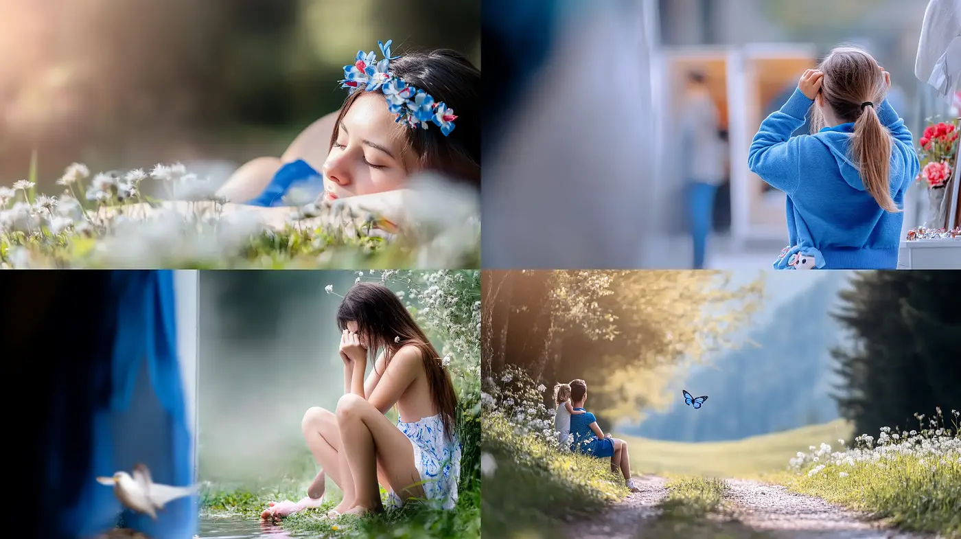 Ethereal Daydreams in Soft Pastels: A Harmonious Blend of Light and Nature - Midjourney sref style