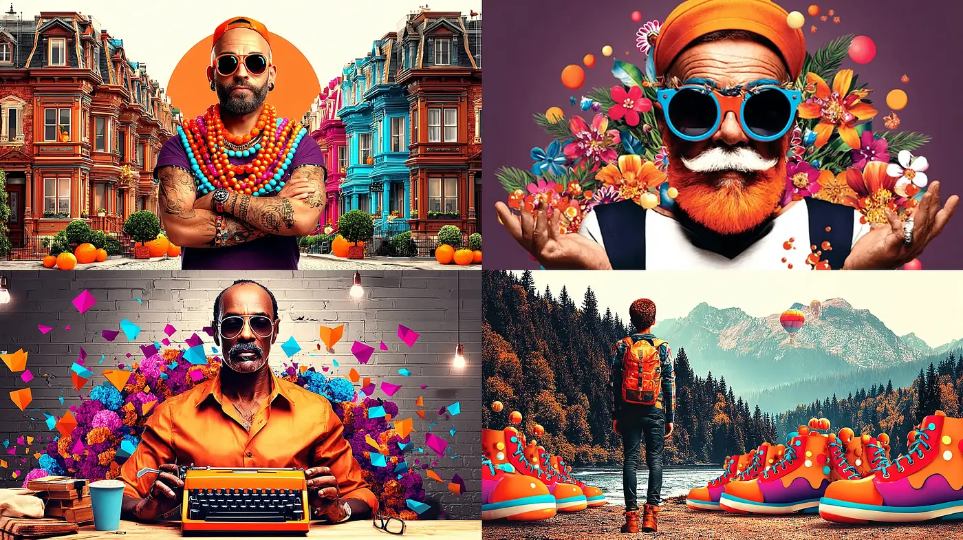Vibrant and Whimsical Pop Art with Playful Textures - Midjourney sref style
