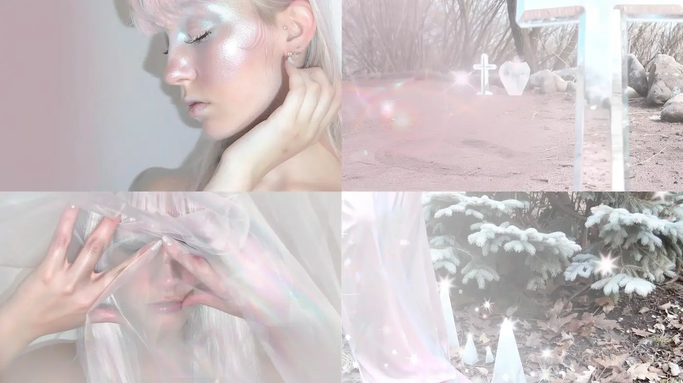 Ethereal Pastel Dreamscape with Surrealist Elements - Midjourney sref style