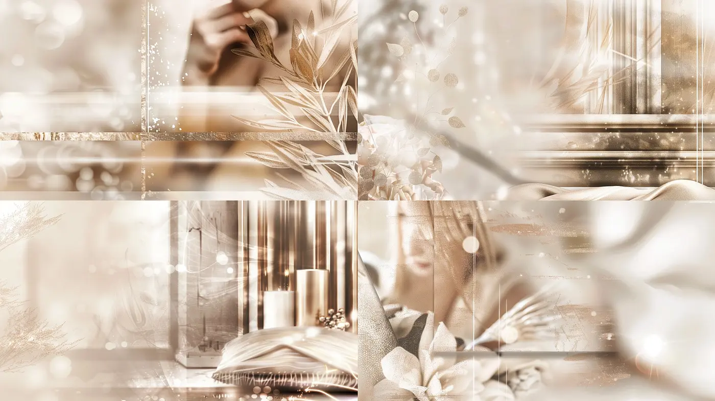 Gilded Serenity - A Harmonious Blend of Sepia Tones and Ethereal Light - Midjourney sref style