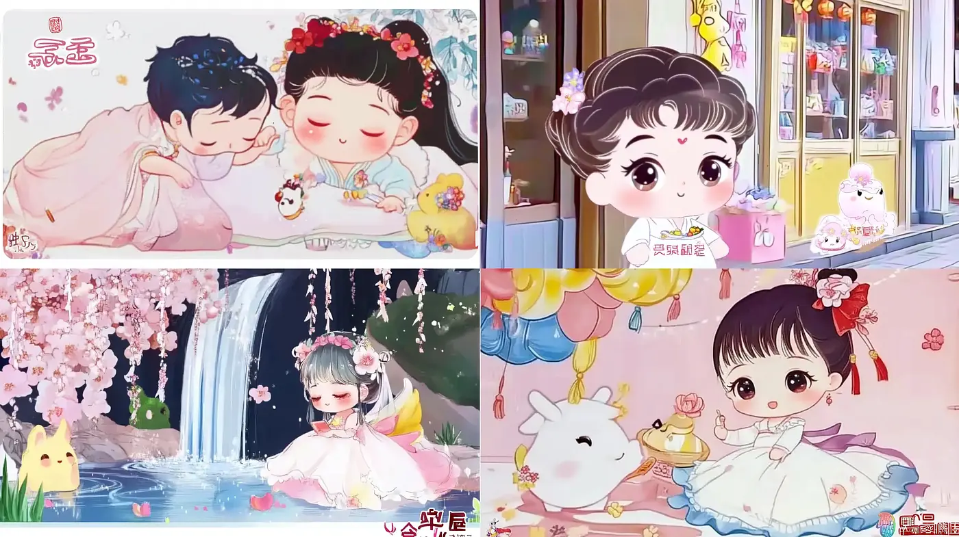 Whimsical Pastel Dreamscape: A Journey Through Youthful Innocence and Soft Tones - Midjourney sref style
