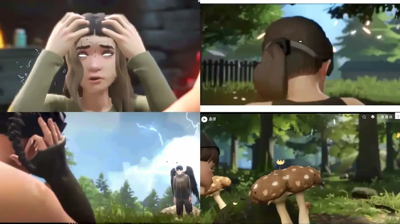Stylized, Emotional Animation with Nature Elements - Midjourney sref style