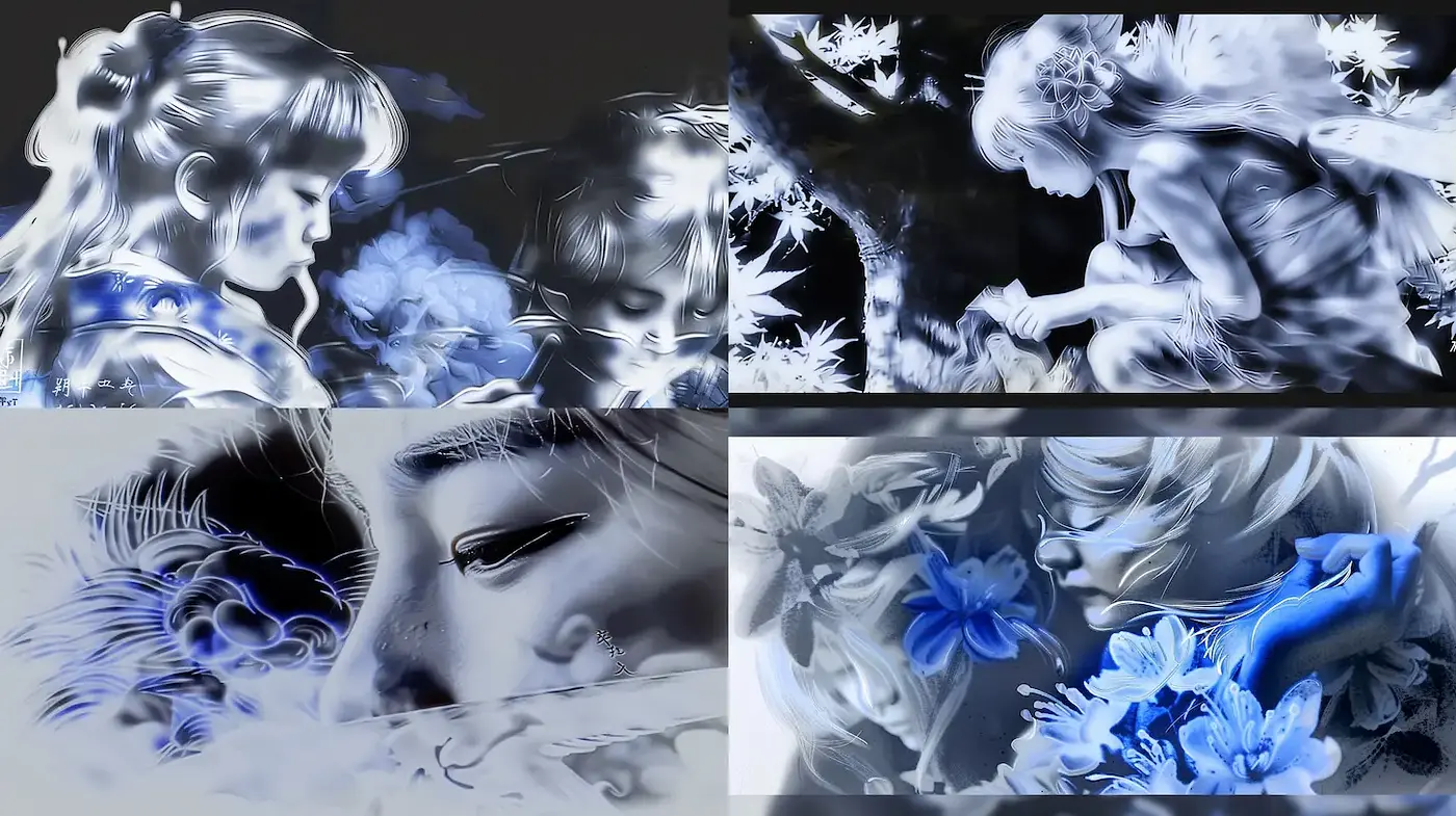 Ethereal and Dreamlike Exploration of Nature and Emotion - Midjourney sref style