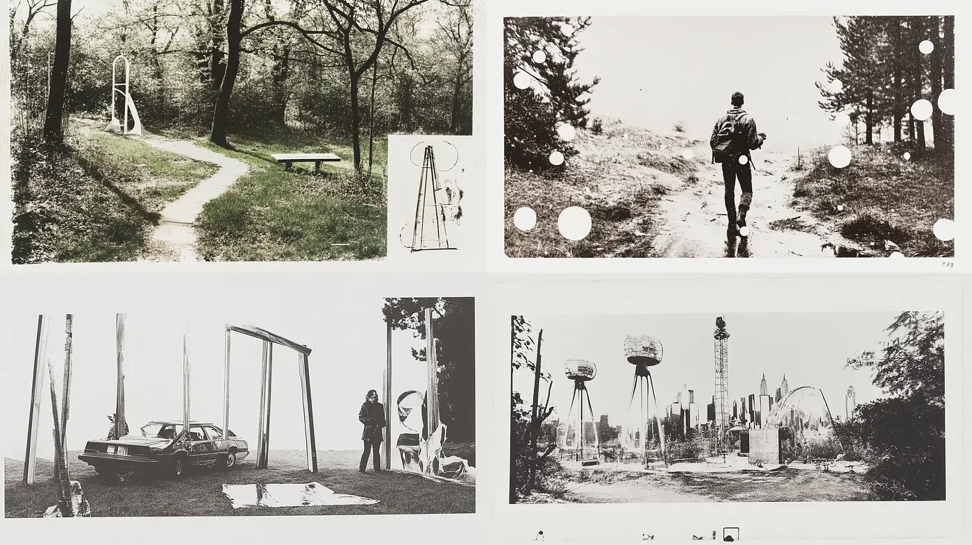 Monochrome Nostalgia with Organic Overlays - Midjourney sref style