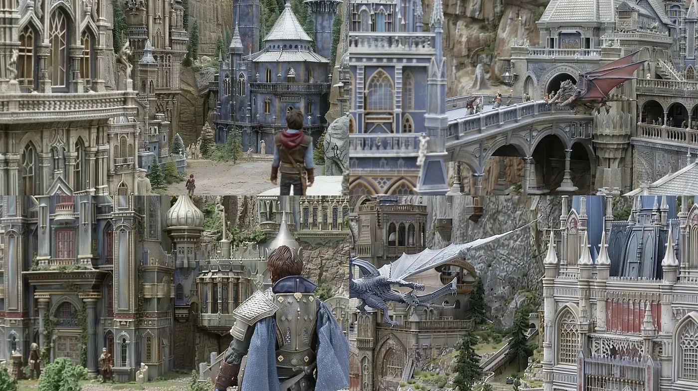 Ethereal Gothic Architectural Dreamscapes - Midjourney sref style