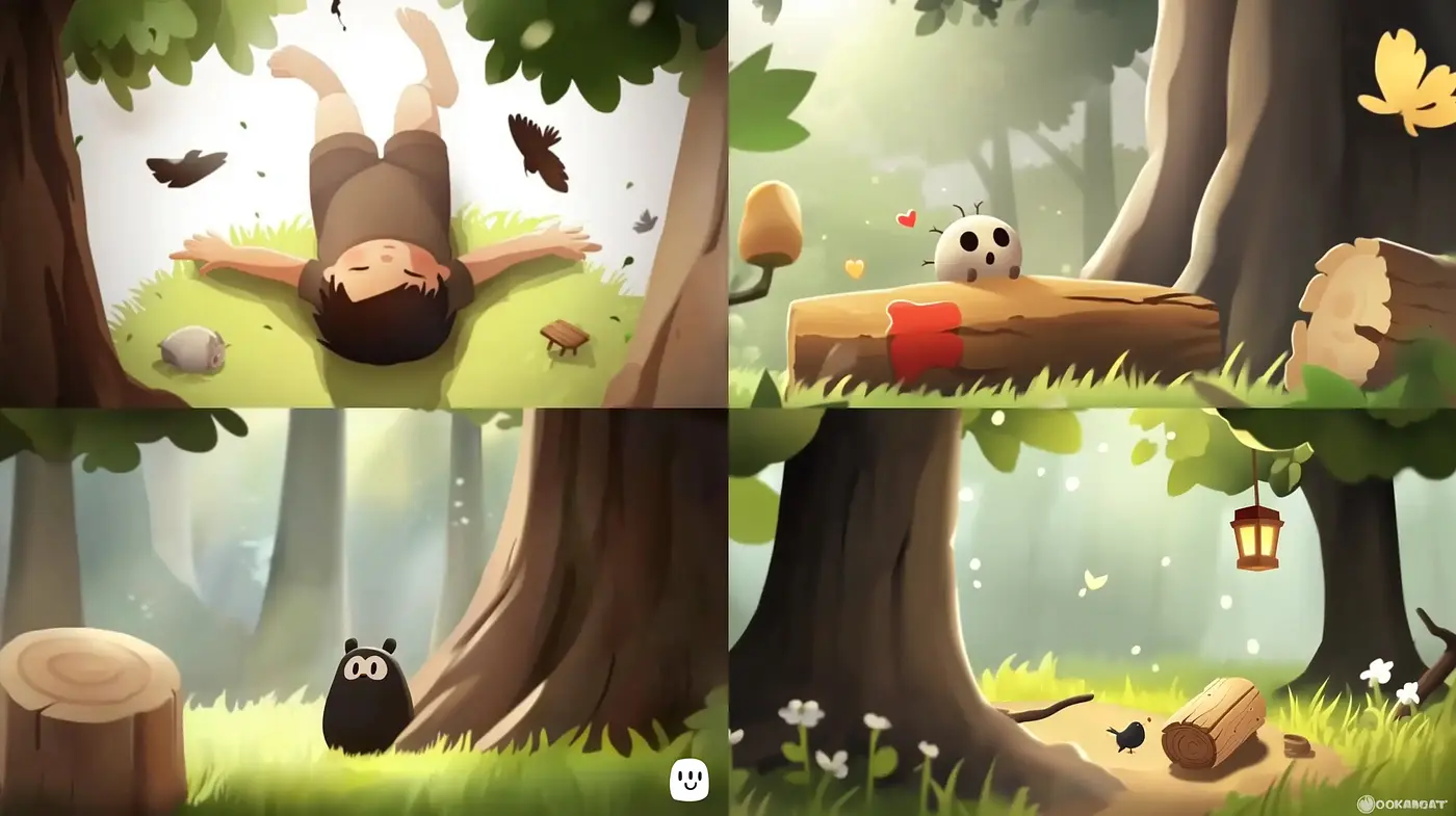 Enchanting Woodland Serenity: A Consistent Style of Gentle Whimsy and Warm, Soft Textures - Midjourney sref style