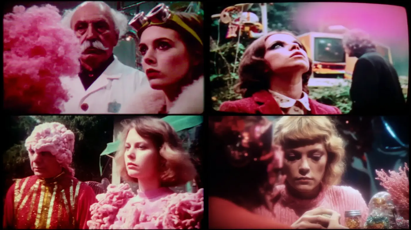 Whimsical and Eccentric Visual Narrative with a Retro Aesthetic - Midjourney sref style