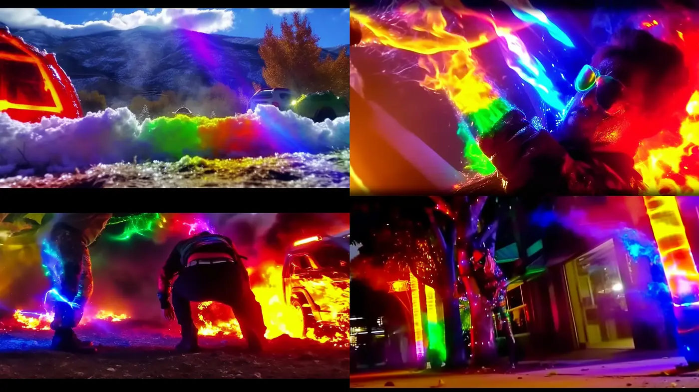 Luminous Dreamscape: A Dive into a Vivid Chromatic Experience - Midjourney sref style