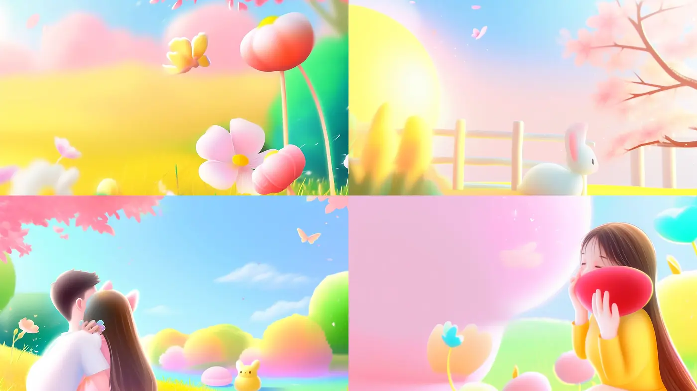 Dreamy Pastel Vistas: A Serene and Whimsical Exploration of Soft-Hued Imagery - Midjourney sref style