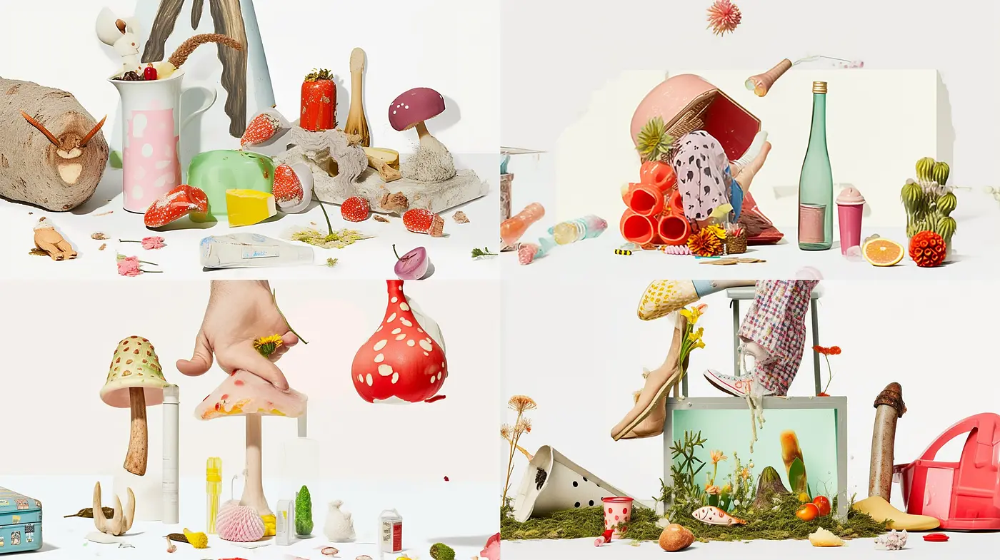 Ethereal Dreamscapes: A Synchronous Dance of Pastel Hues and Surrealist Forms - Midjourney sref style